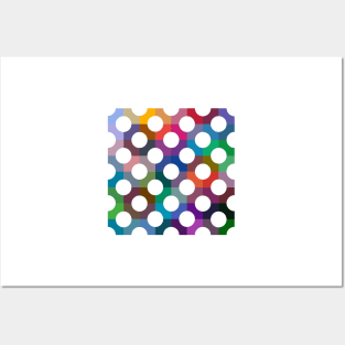 Dots and squares Posters and Art